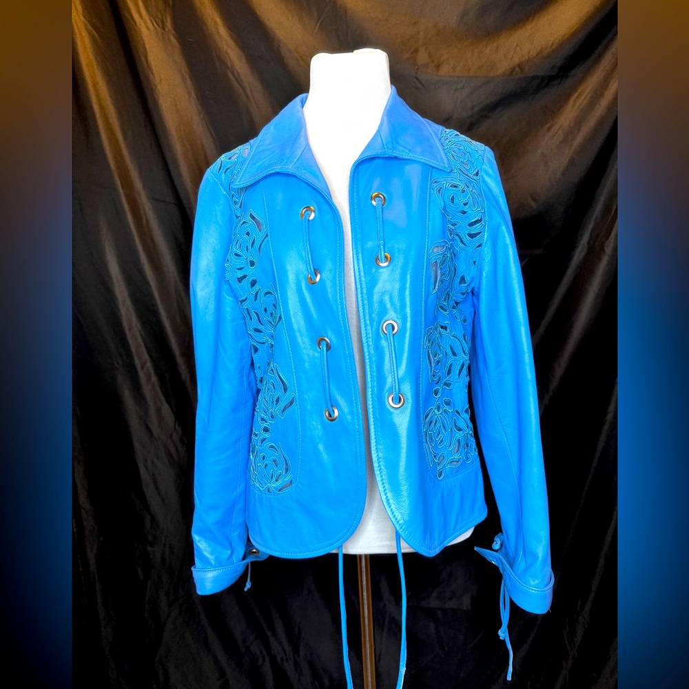 Sheila de Vries leather jacket